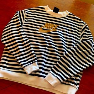 Nike striped sweatshirt